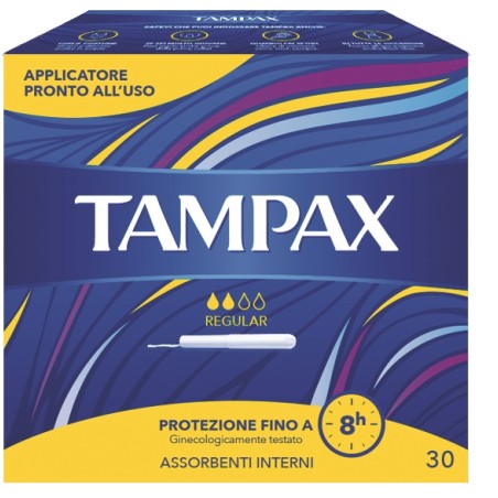 Fater Tampax Blue Box Regular 30 Pezzi Fater Tampax Blue Box Regular 30 Pezzi