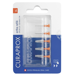 Curaprox CPS 14 Ortho Refill 5 Scovolini Orange
