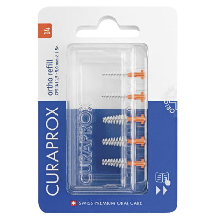 Curaprox CPS 14 Ortho Refill 5 Scovolini Orange Curaprox CPS 14 Ortho Refill 5 Scovolini Orange