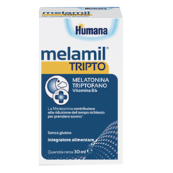 Humana Melamil Tripto integratore per l'insonnia 30 ml