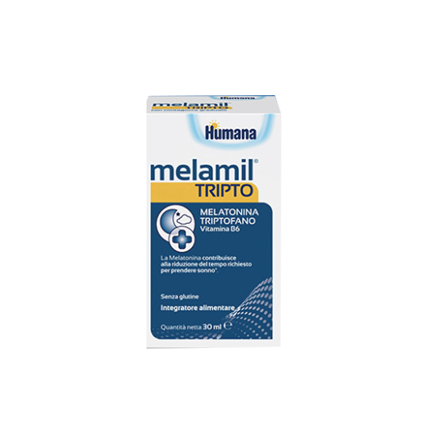Humana Melamil Tripto integratore per l'insonnia 30 ml Humana Melamil Tripto integratore per l'insonnia 30 ml