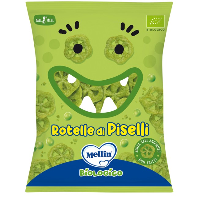Danone Mellin Snack Bio Rotelle Piselli 20 G