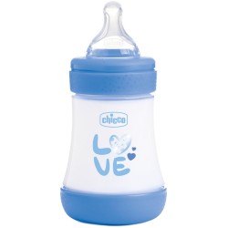 Chicco Biberon P5 150ml Slow Silicone Boy