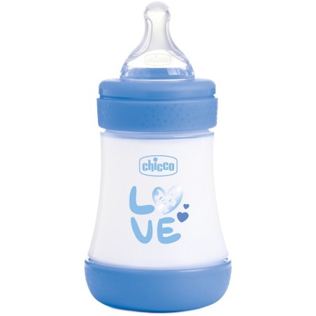 Chicco Biberon P5 150ml Slow Silicone Boy