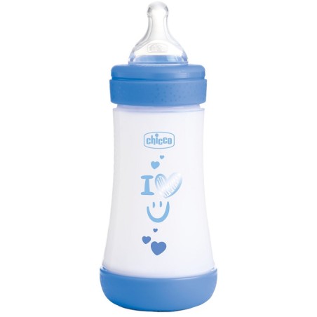 Chicco Biberon P5 240ml Med Silicone Boy Chicco Biberon P5 240ml Med Silicone Boy