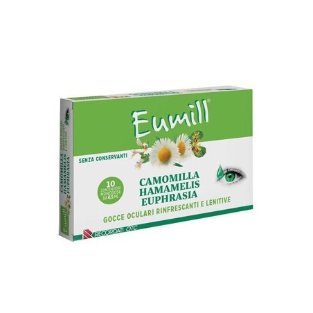 Eumill Gocce Oculari Rinfrescanti e Lenitive con Camomilla 10 Flaconcini Eumill Gocce Oculari Rinfrescanti e Lenitive con Camomilla 10 Flaconcini