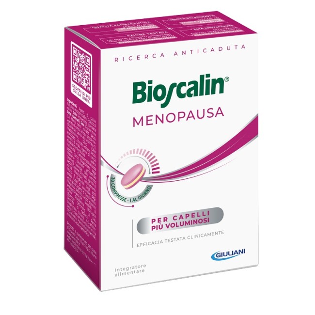 Giuliani Bioscalin Menopausa integratore per capelli forti 30 compresse