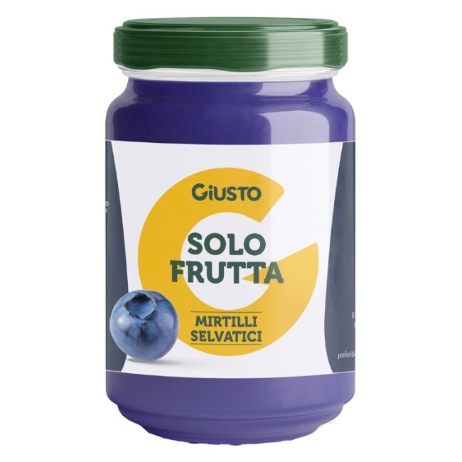 Farmafood Giusto Solo Frutta Marmellata Mirtilli 284 G Farmafood Giusto Solo Frutta Marmellata Mirtilli 284 G