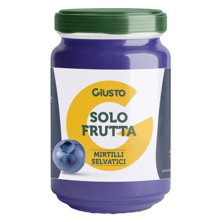 Farmafood Giusto Solo Frutta Marmellata Mirtilli 284 G Farmafood Giusto Solo Frutta Marmellata Mirtilli 284 G