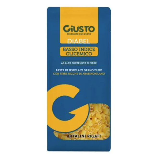 Giusto Diabel Ditalini rigati 400 gr - Pasta a basso indice glicemico SPECIAL PRICE