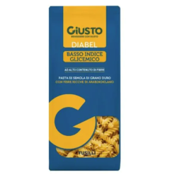 Giusto Diabel Fusilli pasta a basso indice glicemico 400 g SPECIAL PRICE