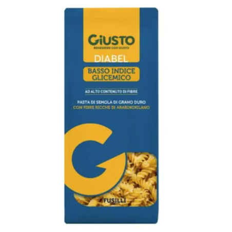 Giusto Diabel Fusilli pasta a basso indice glicemico 400 g SPECIAL PRICE