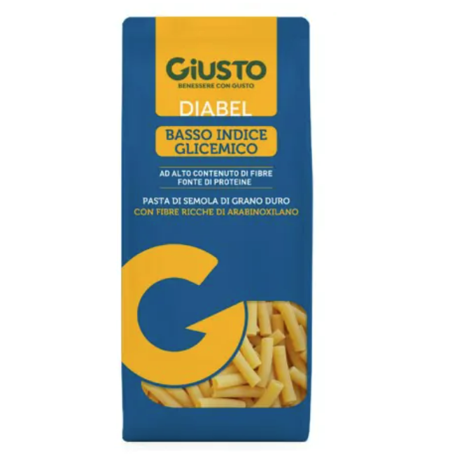 Giusto Diabel Sedanini rigati pasta a basso indice glicemico 400 gr SPECIAL PRICE Giusto Diabel Sedanini rigati pasta a basso indice glicemico 400 gr SPECIAL PRICE