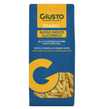 Giusto Diabel Sedanini rigati pasta a basso indice glicemico 400 gr SPECIAL PRICE Giusto Diabel Sedanini rigati pasta a basso indice glicemico 400 gr SPECIAL PRICE