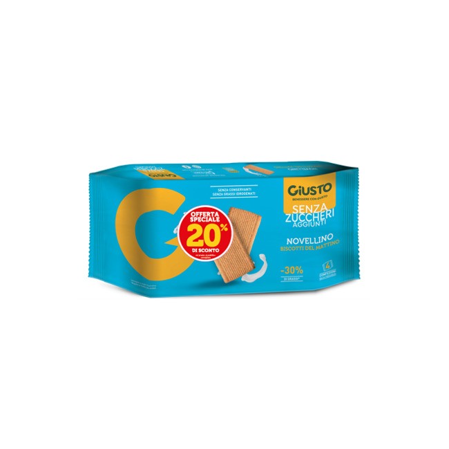 Giusto Biscotti del mattino senza zucchero 350 gr SPECIAL PRICE