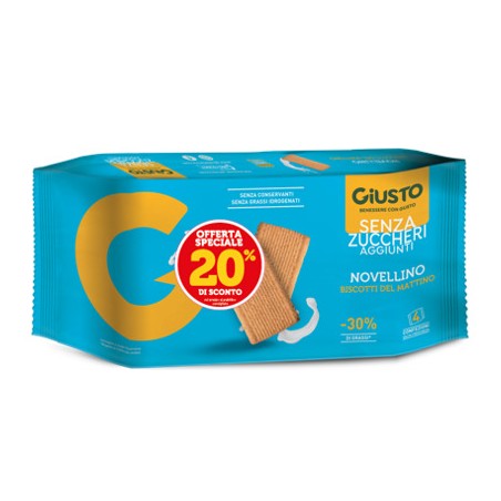 Giusto Biscotti del mattino senza zucchero 350 gr SPECIAL PRICE