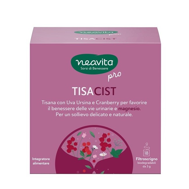 Neavita TisaCist - Tisana per il benessere delle vie urinarie 18 filtroscrigno