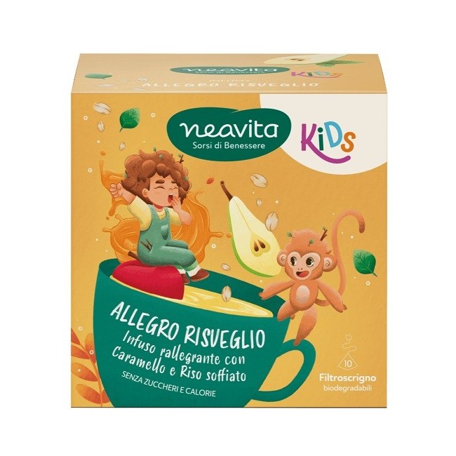 Neavita KIDS Allegro Risveglio 15 filtroscrigno - Tisana rallegrante