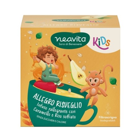 Neavita KIDS Allegro Risveglio 15 filtroscrigno - Tisana rallegrante