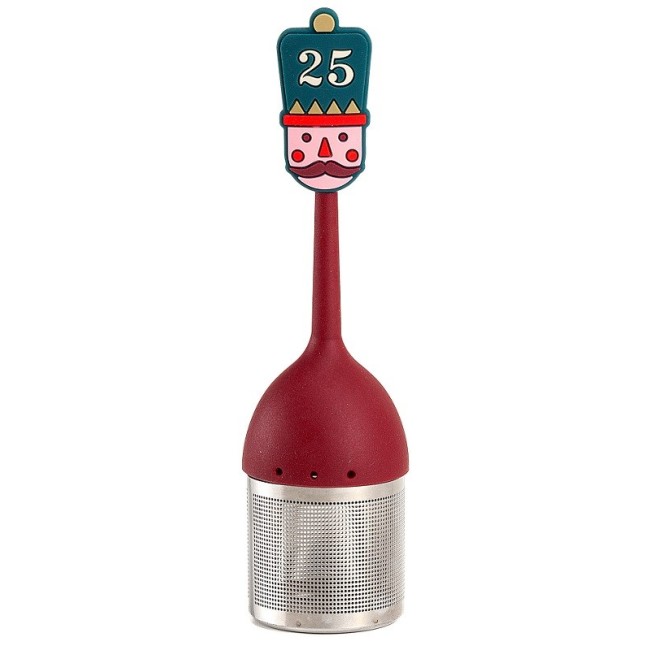 Neavita Filtro per te e tisane in acciaio e silicone Schiaccianoci