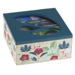 Neavita Cofanetto Legno Azzurro con 20 Tisane Assortite