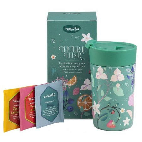 Neavita Cofanetto Mug Thermos + 6 filtri tisane biologiche