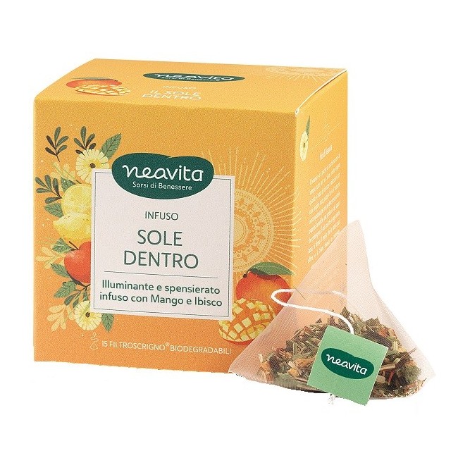 Neavita Infuso Sole Dentro con mango e ibisco 15 filtroscrigno