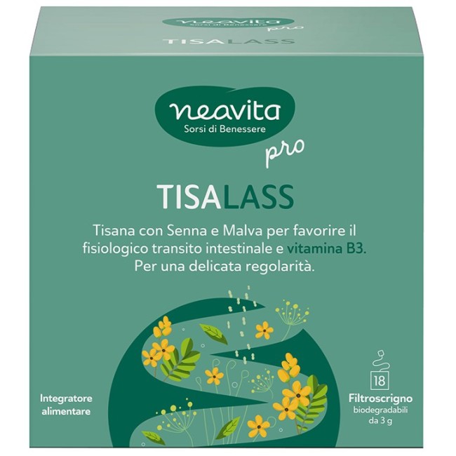 Neavita TisaLass - Tisana lassativa con senna e malva 5 filtri formato prova