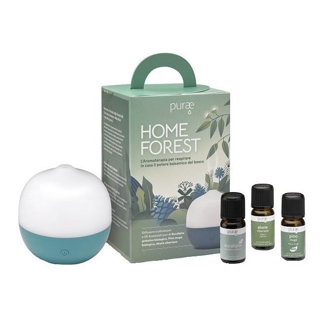 Purae Kit Home Forest Diffusore Piper Agave + 3 olii essenziali