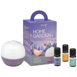Purae Kit Home Garden Diffusore Piper Verbena + 3 olii essenziali