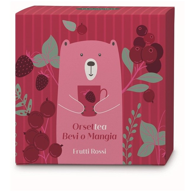 Neavita OrsetTea Mangia o Bevi Frutti Rossi caramelle da infusione 100 g