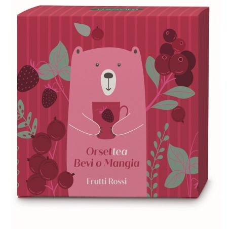 Neavita OrsetTea Mangia o Bevi Frutti Rossi caramelle da infusione 100 g
