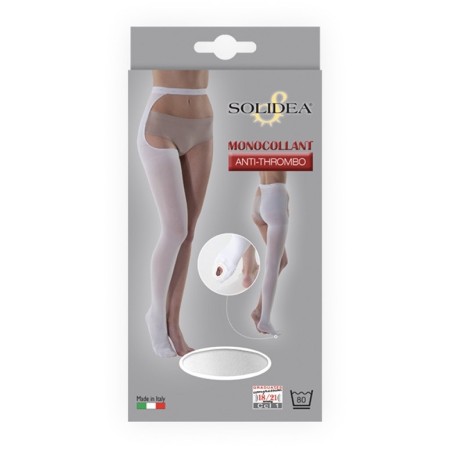 Solidea Monocollant Anti Trombo CCL1 Bianco Taglia L Solidea Monocollant Anti Trombo CCL1 Bianco Taglia L