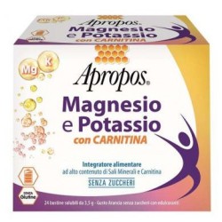 Apropos Magnesio Potassio 24 Bustine Gusto Arancia