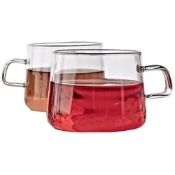 Neavita Essential Tea Set 2 Tazze in Vetro da 300 ml