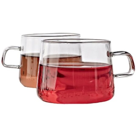 Neavita Essential Tea Set 2 Tazze in Vetro da 300 ml
