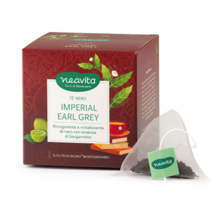 Neavita Imperial Earl Grey Tè nero 15 filtroscrigno