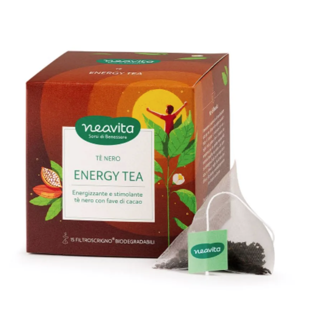 Neavita Energy Tea 15 filtroscrigno - Tè nero energizzante