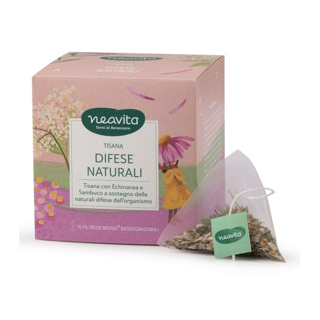 Neavita Tisana difese naturali Echinacea e Sambuco 15 filtroscrigno