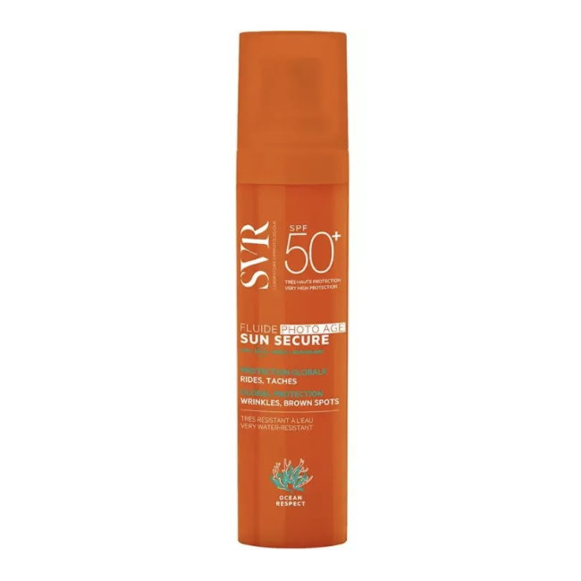 Flacone da 40ml di Fluido Solare Photo-Age SPRF50+ da SVR Sun Secure