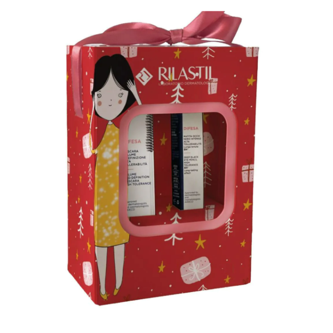 Rilastil Difesa Make Up cofanetto occhi - Mascara + matita occhi OMAGGIO