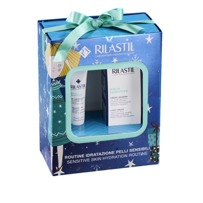 Rilastil Cofanetto Idratazione - Aqua Sensitive crema leggera e contorno occhi omaggio Rilastil Cofanetto Idratazione - Aqua Sensitive crema leggera e contorno occhi omaggio