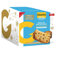 Giusto Panettone senza zuccheri aggiunti classico con uvetta e canditi 750 g