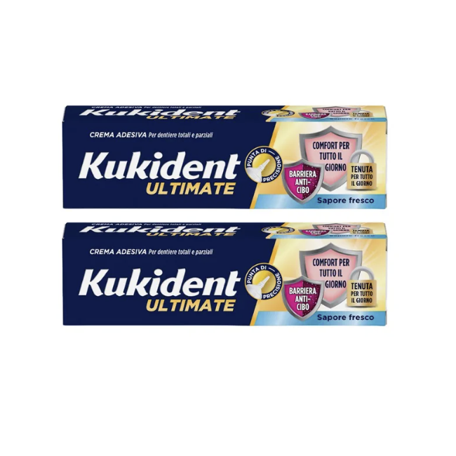 Kukident Ultimate Fresco Bipacco 57 g x 2 Kukident Ultimate Fresco Bipacco 57 g x 2