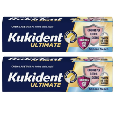 Kukident Ultimate Fresco Bipacco 57 g x 2 Kukident Ultimate Fresco Bipacco 57 g x 2