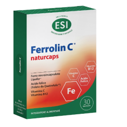 Ferrolin C 30 Capsule - Integratore Vegano a Base di Ferro
