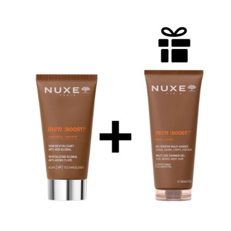 Nuxe Men Duo Anti età - Fluido viso anti età rivitalizzante 50 ml + gel doccia 100 ml OMAGGIO Nuxe Men Duo Anti età - Fluido viso anti età rivitalizzante 50 ml + gel doccia 100 ml OMAGGIO