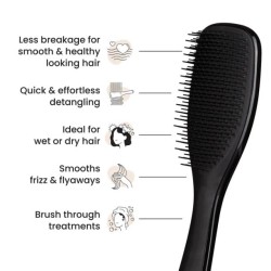 Tangle Teezer The Wet Detangler spazzola per capelli bagnati colore nero