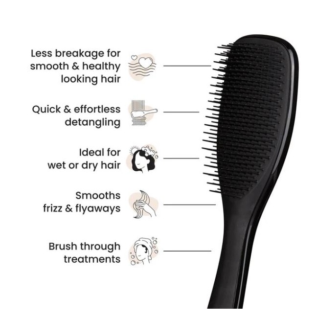 Tangle Teezer The Wet Detangler spazzola per capelli bagnati colore nero