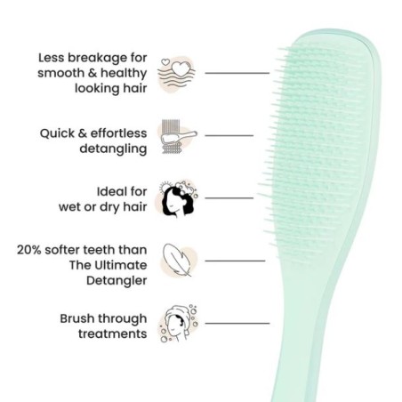 Tangle Teezer Fine & Fragile Mint spazzola per capelli fragili anche bagnati